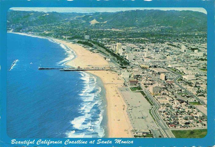 Santa Monica California USA Fliegeraufnahme
