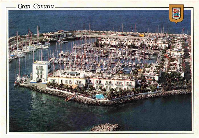 Puerto de Mogan Fliegeraufnahme