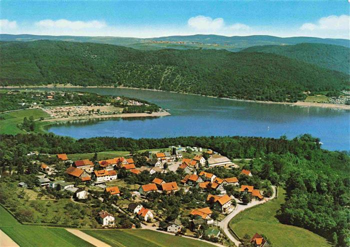 Bringhausen Edertal am Edersee Fliegeraufnahme
