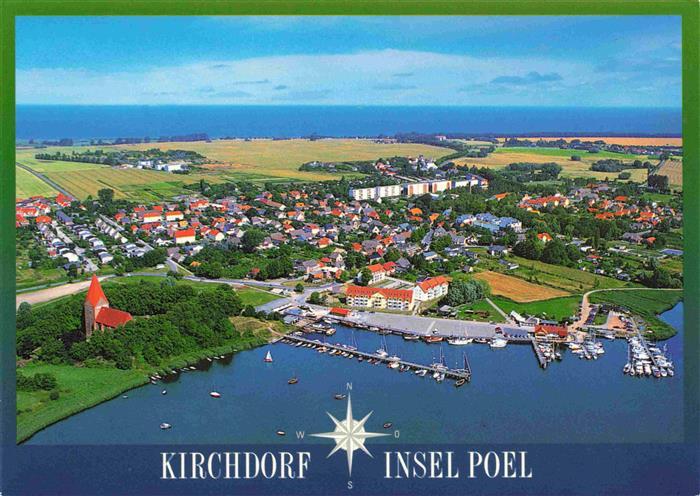Kirchdorf Insel Poel Fliegeraufnahme