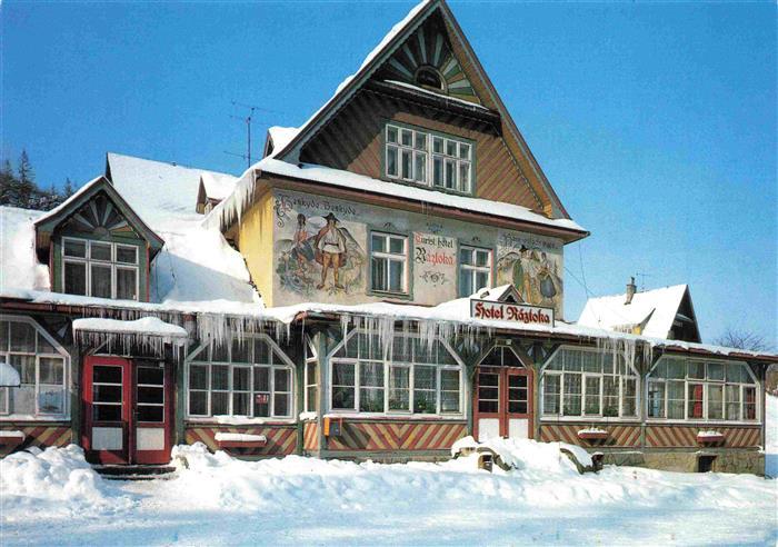 Radhost Radhostske Beskydy Beskyde CZ Touristenhotel Raztoka