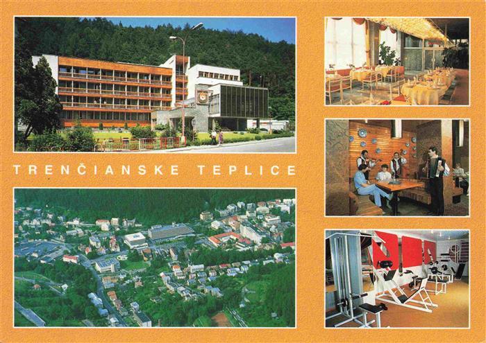 Trencianske Teplice Bad Trencsenteplicz SK Hotel Polnohospodar Fliegeraufnahme G