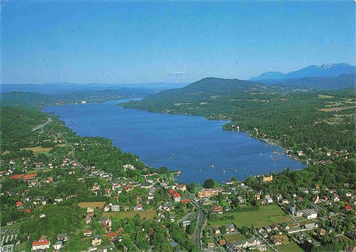 Velden Woerthersee AT Fliegeraufnahme