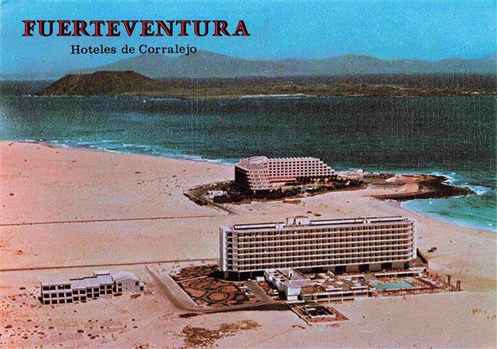 Corralejo Fuerteventura ES Hoteles de Corralejo Fliegeraufnahme