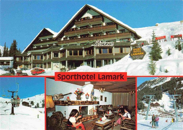 Hochfuegen Sporthotel Lamark Gastraum Sessel und Schlepplift