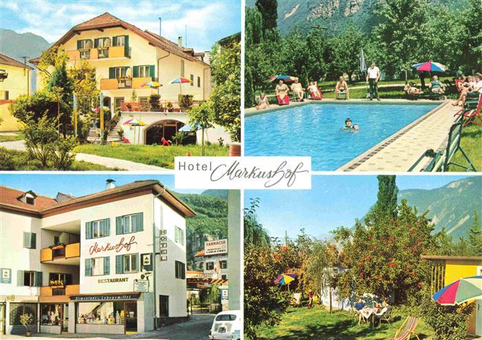 Bozen BOLZANO Suedtirol IT Hotel Markushof Bungalowpark Pool
