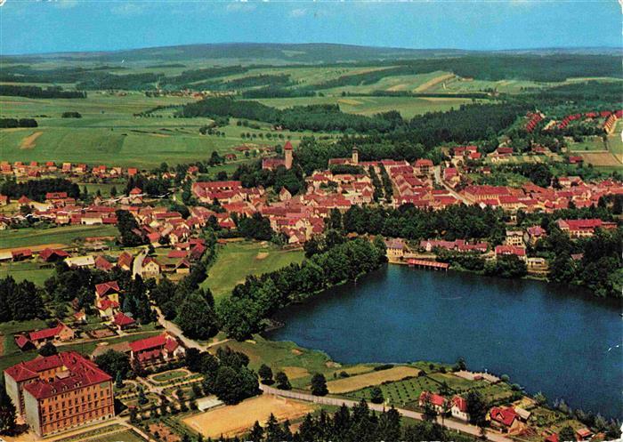 Allentsteig Fliegeraufnahme mit See
