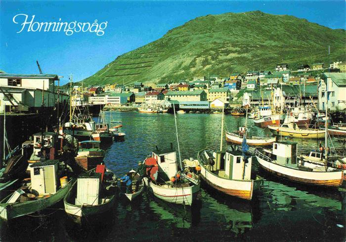 Honningsvag Norge Hafen Fischkutter