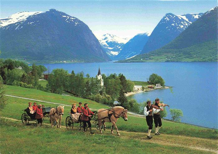 Jolster Norge Wedding procession