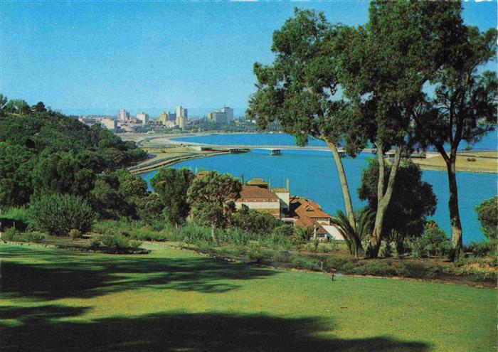 PERTH  Australia Panorama City Narrows Bridge and Swan River from King's Park