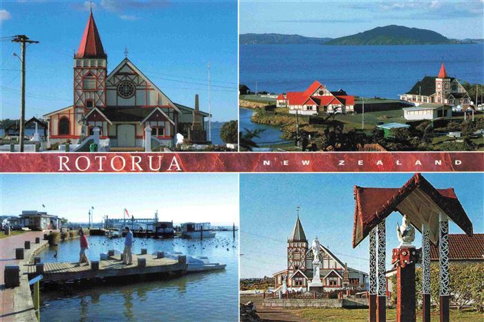 Rotorua New Zealand St Faiths Anglican Church Lake Rotorua