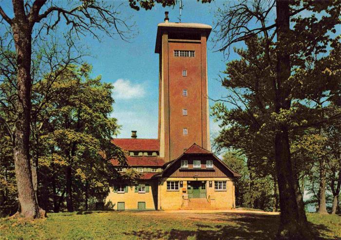Goenningen Reutlingen BW Rossbergturm Wanderheim des Schwaebischen Albvereins