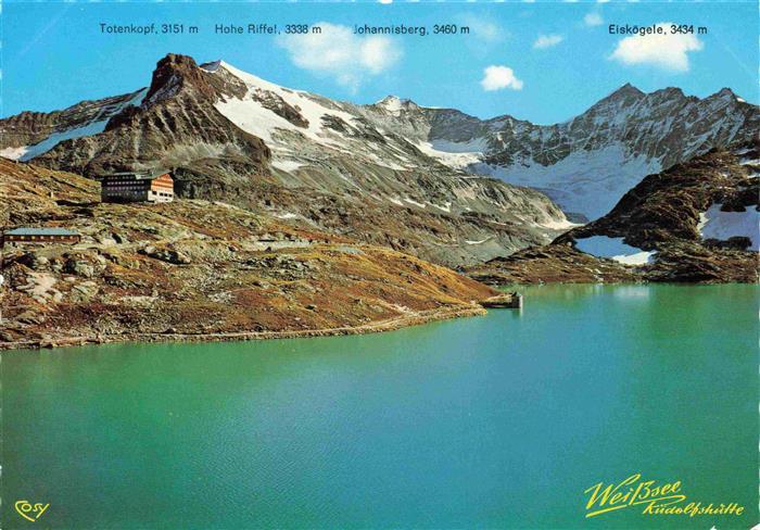 Rudolfshuette 2315m Weisssee AT Berghuette des oe.A.V. am Weisssee Wander- und K