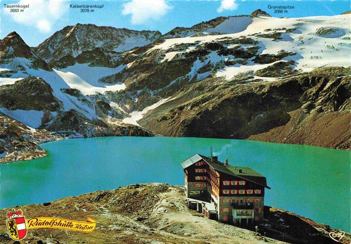 Rudolfshuette 2315m Weisssee AT Berghuette des oe.A.V. am Weisssee Wander- und K