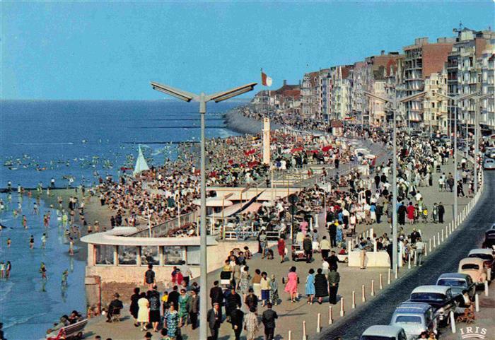 Zoute KNOCKE-HEIST Knocke-sur-Mer Belgie Zeedijk Damm Uferpromenade Strand