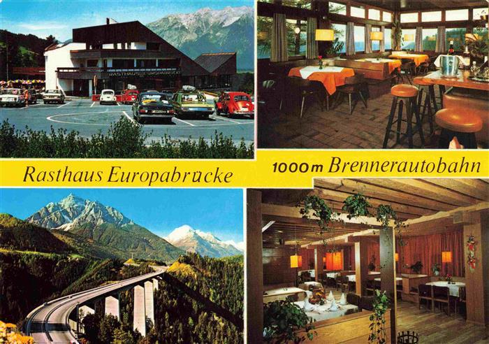 Schoenberg Stubaital Rasthaus Europabruecke Gastraeume Brennerautobahn