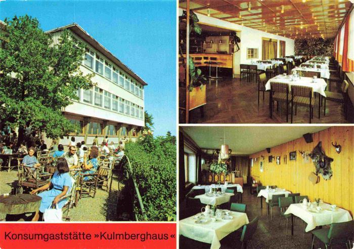 Saalfeld Saale Thueringen Konsumgaststaette Kulmberghaus Gnomenbar Jaegerstube