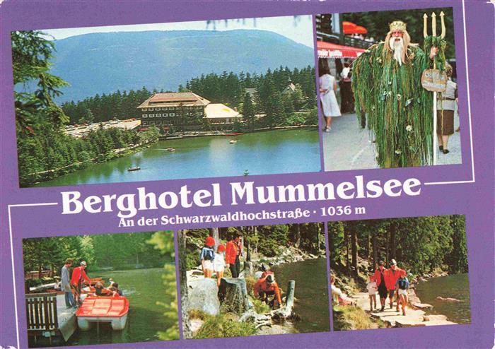 Mummelsee Berghotel Mummelsee Poseidon Bootsanleger Wanderungen