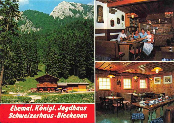 Bleckenau Schwangau Ehem Koenigliches Jagdhaus Schweizerhaus Gastraeume
