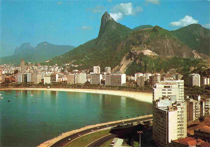 RIO DE JANEIRO Brazil Morro da Viuva e Praia do Botafogo
