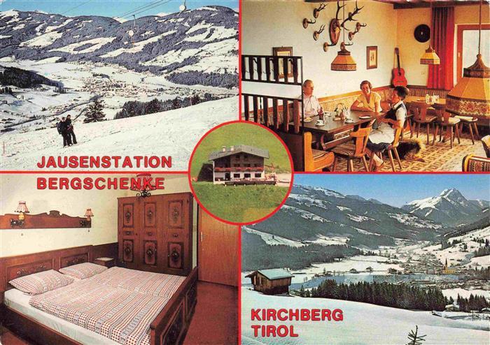 Kirchberg Tirol AT Jausenstation Bergschenke Panorama Gaststube Zimmer