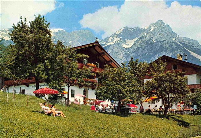 Scheffau Tirol Wilden Kaiser Tirol AT Cafe Restaurant Leitenhof