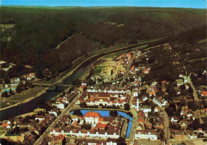 Bad Karlshafen Weserpartie Fliegeraufnahme