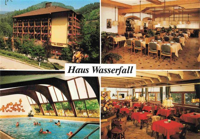 Oppenau Dt Postgewerkschaft Haus Wasserfall Konferenzsaal Hallenbad Gastraum