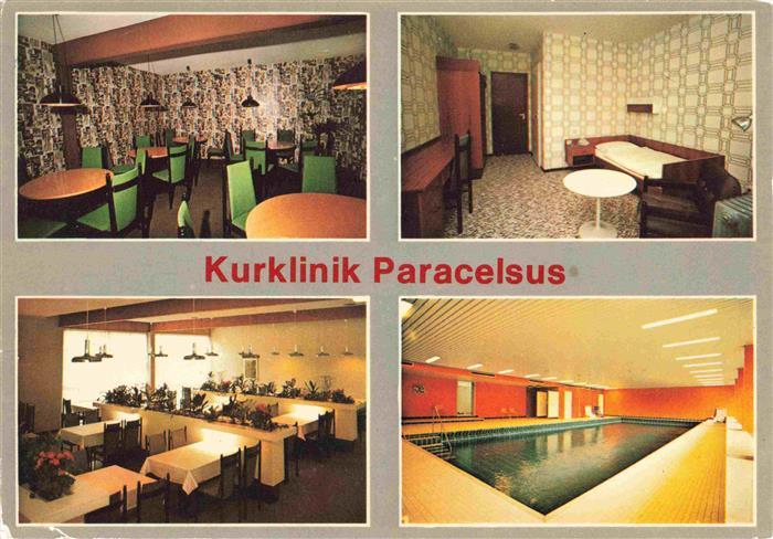 BAD SCHWALBACH Kurklinik Paracelsus Gastraeume Zimmer Hallenbad