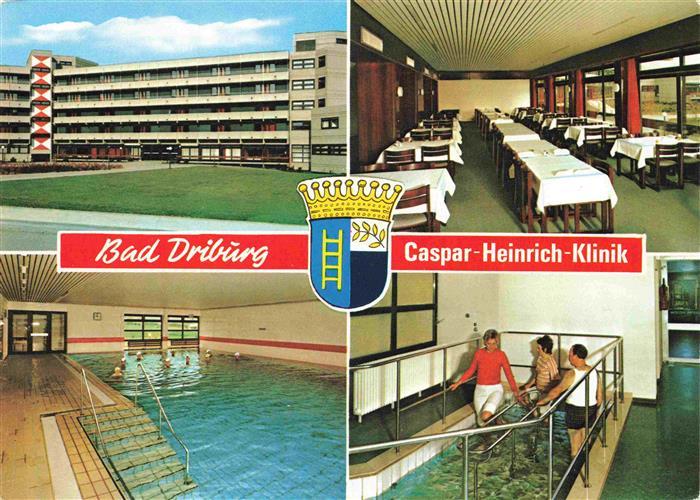 BAD DRIBURG Caspar Heinrich Klinik Hallenbad Speisesaal Wassertreten