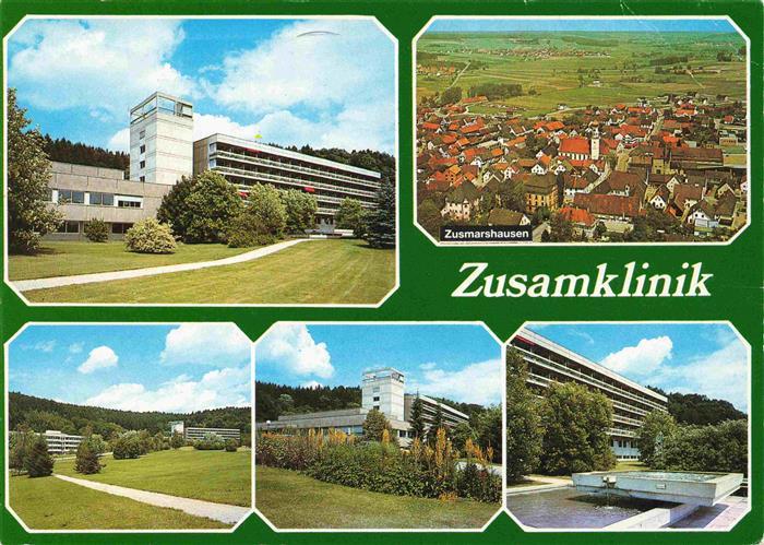 Zusmarshausen Zusamklinik Fliegeraufnahme Teilansichten