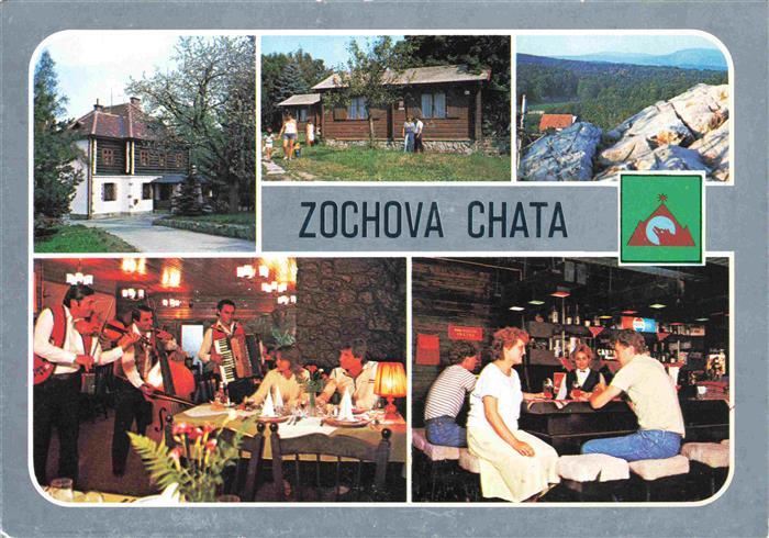 Zochova Chata SK Teilansichten Gastraeume Musiker