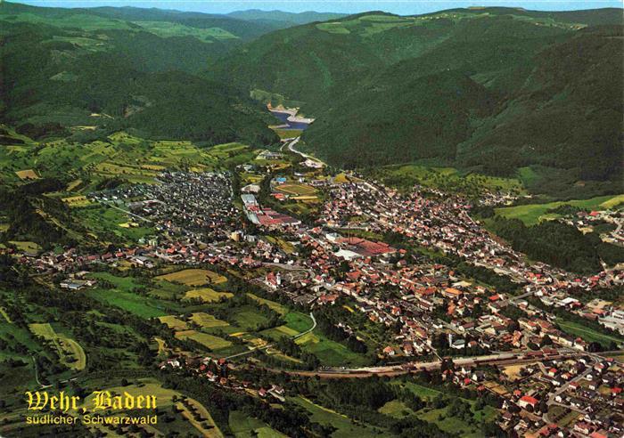 Wehr Baden Fliegeraufnahme