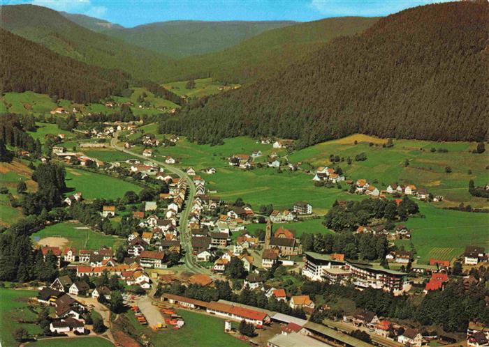 Mitteltal Schwarzwald Panorama Hoehenluftkurort und Wintersportplatz