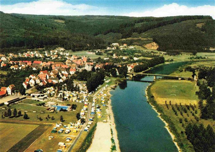 Gieselwerder Oberweser Hessen Panorama Luftkurort im Oberweserbergland