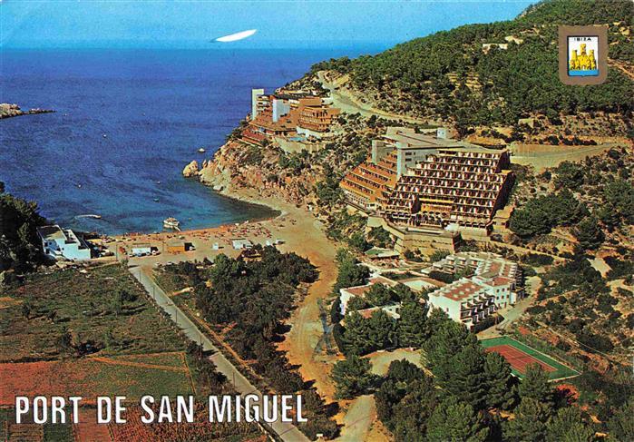 San Miguel Ibiza Il puerto vista aérea
