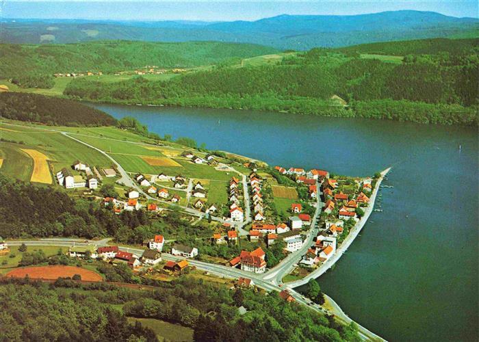 Herzhausen Edersee Fliegeraufnahme