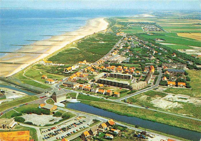 Cadzand Bad Zeeland NL Luchtfoto