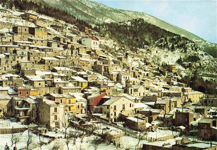 San Gregorio Matese CASERTA Vecchia IT Scorcio panoramico invernale