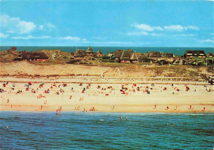 Rantum Sylt Fliegeraufnahme Strand