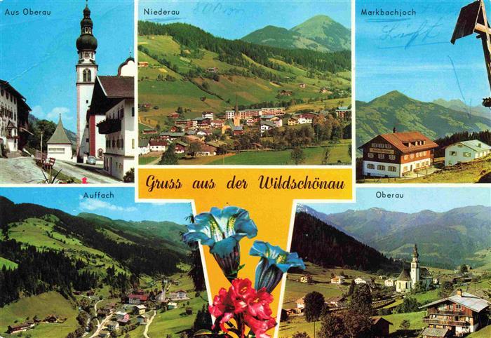 Wildschoenau Tirol AT Oberau Niederau Markbachjoch Auffach Panorama