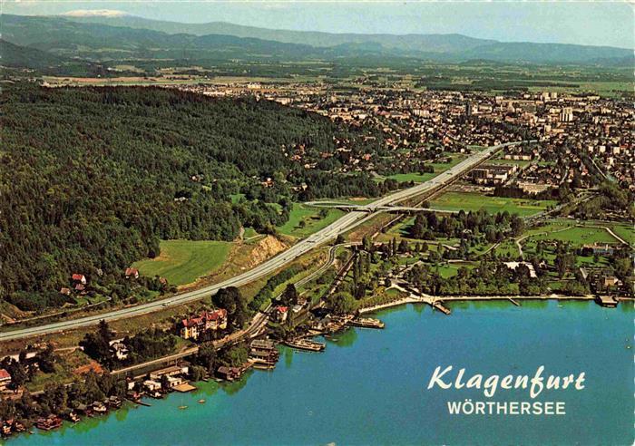 KLAGENFURT Woerthersee AT Fliegeraufnahme