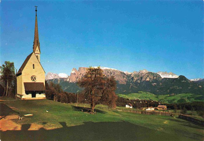 Ritten Renon Trentino Suedtirol IT Kematen am Ritten mit den Solomiten
