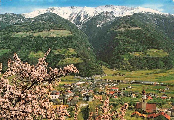 Naturno Naturns Suedtirol IT Fliegeraufnahme