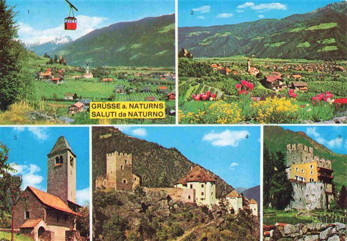Naturns Naturno Suedtirol IT Panorama Seilbahn St Prokulus Schloss Juval Schloss