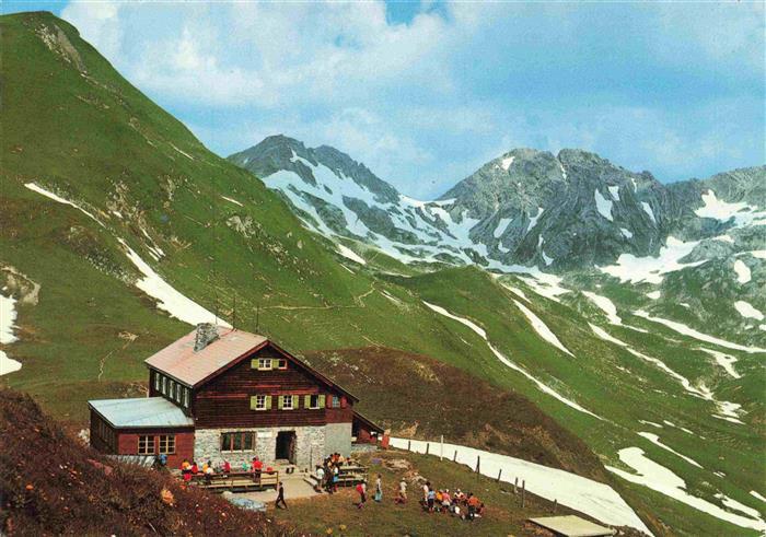 Stuttgarterhuette 2303m Zuers Vorarlberg AT am Krabachjoch