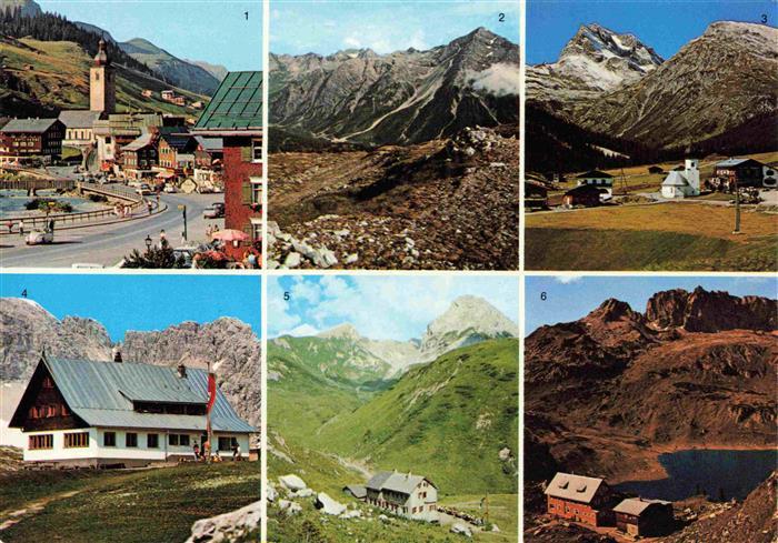 Lech Vorarlberg AT Lechtal Zug am Arlberg Rote Wand Goeppinger Huette Ravensburg