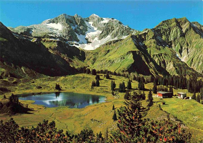Schroecken 1300m Nesslegg Bregenzer Wald Vorarlberg AT Koerbersee Hotel mit Brau