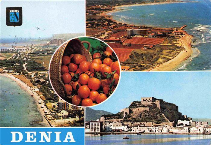 Denia Costa Blanca ES Fliegeraufnahmen Festung