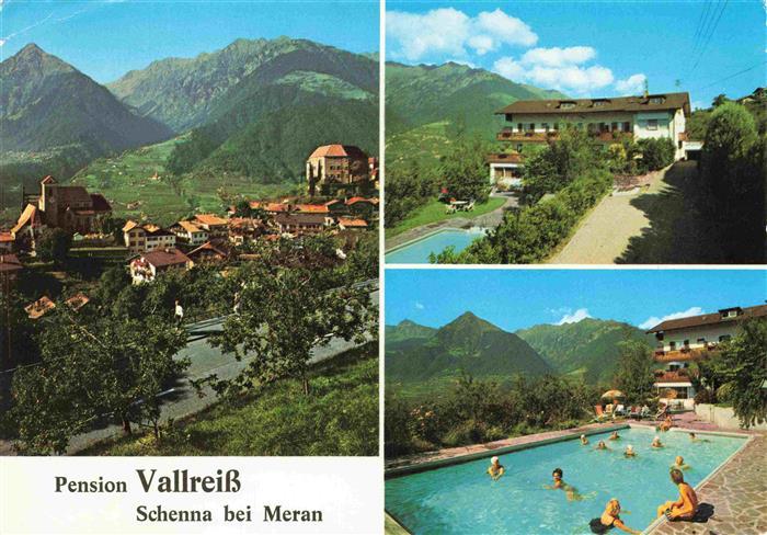 Schenna Meran Trentino IT Panorama Pension Vallreiss Pool